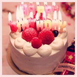 誕生日 プリントアイシングクッキー