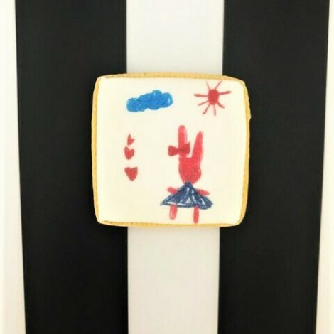 子供の絵で作ったお絵描きプリントアイシングクッキー3