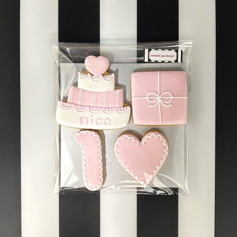 みんなの製作実績②推し 誕生日アイシングクッキー 4枚1セット1