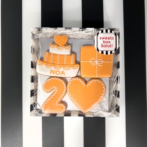 みんなの製作実績②推し 誕生日アイシングクッキー 4枚1セット6