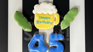 パパの誕生日にビールのアイシングクッキー