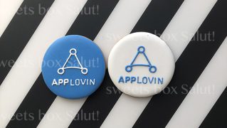 AppLovin様ロゴのアイシングクッキー