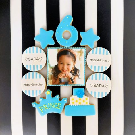 みんなの製作実績⑩誕生日アイシングクッキーセット（ブルー系）