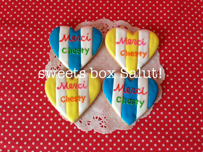 アパレルブランド Chesty さま展示会用アイシンクッキー Sweets Box Salut