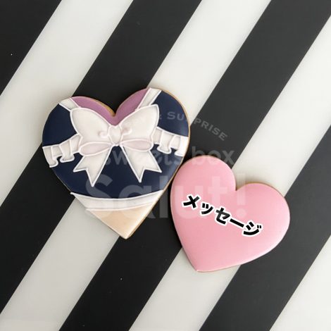 推し衣装のハート型アイシングクッキー5