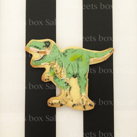恐竜のお誕生日用アイシングクッキー1
