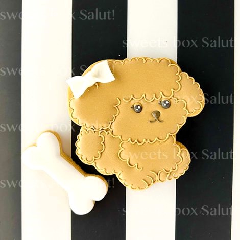 【選べる2種】名入れOK！かわいい犬のアイシングクッキーセット（トイプードル/ダックス）