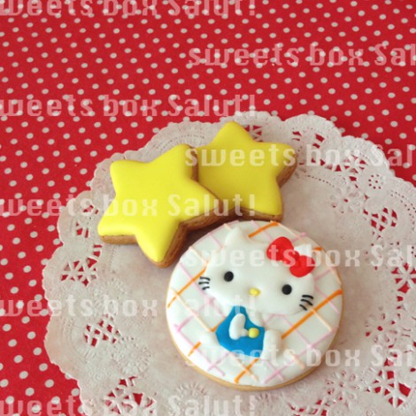 キティちゃんのアイシングクッキー | sweets box Salut!