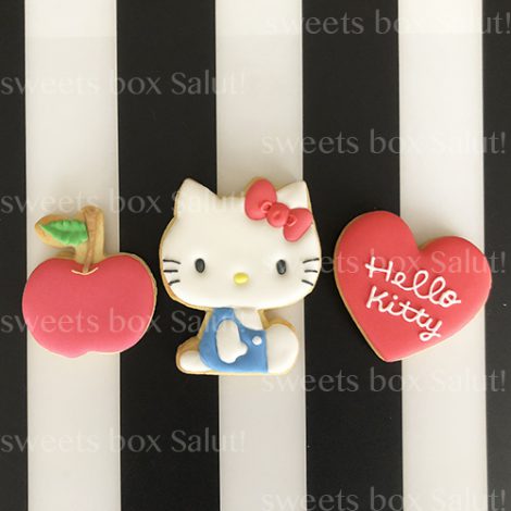 Hello Kitty / ハローキティ の誕生日用アイシングクッキー1