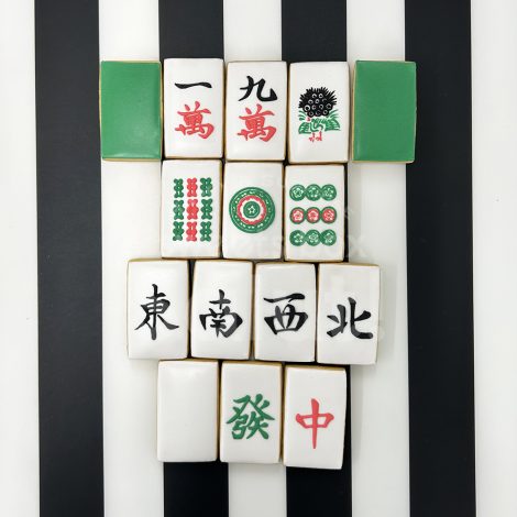 麻雀牌のアイシングクッキー[国士無双]1