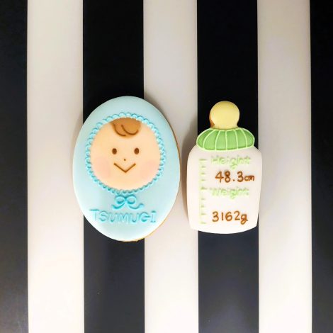 みんなの製作実績⑤おくるみ赤ちゃんのアイシングクッキーセット3