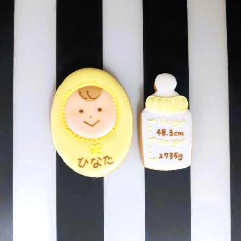 みんなの製作実績⑤おくるみ赤ちゃんのアイシングクッキーセット5