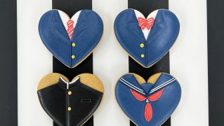 卒業 入学記念に 制服のアイシングクッキー1枚からオーダー可（デザイン選択）