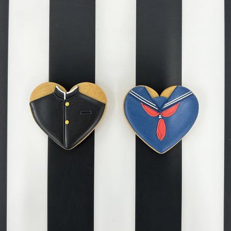 卒業 入学記念に 制服のアイシングクッキー1枚からオーダー可（デザイン選択）6