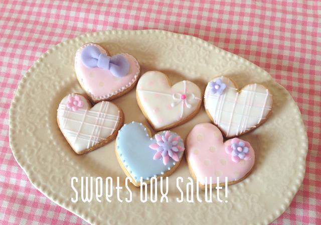 simple＆cuteなアイシングクッキー | sweets box Salut!