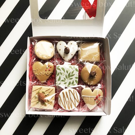 【数量限定】バレンタインにはチョコみたいなココアアイシングクッキー♡2