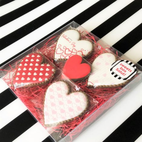 【販売終了】バレンタイン♡ハート♡アイシングクッキーセット20216