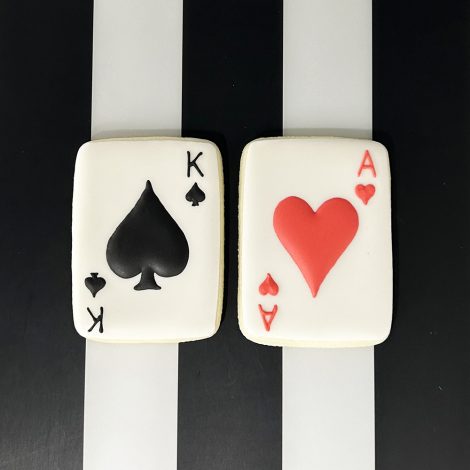 結婚式プチギフト用アイシングクッキー通販（トランプ）1