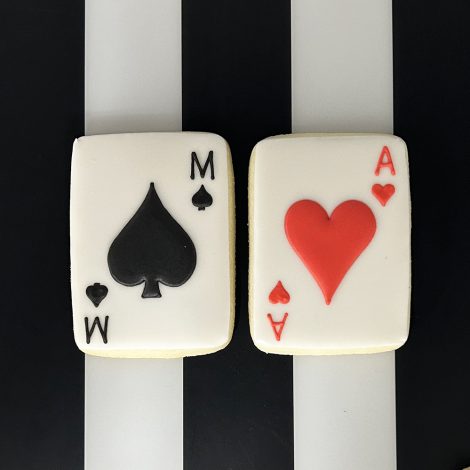 結婚式プチギフト用アイシングクッキー通販（トランプ）2