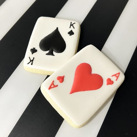 結婚式プチギフト用アイシングクッキー通販（トランプ）4