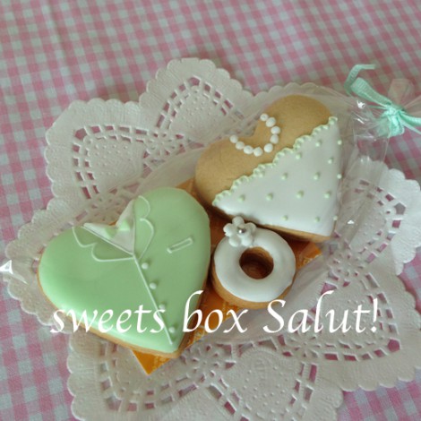 アイシングクッキーのラッピングについて Sweets Box Salut