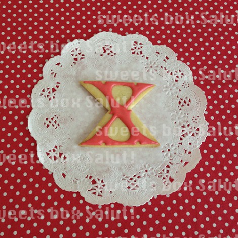 「X JAPAN」ロゴのアイシングクッキー2